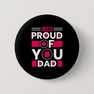 Vatertagsgeschenk   Ich bin stolz auf Ihren Vater Button