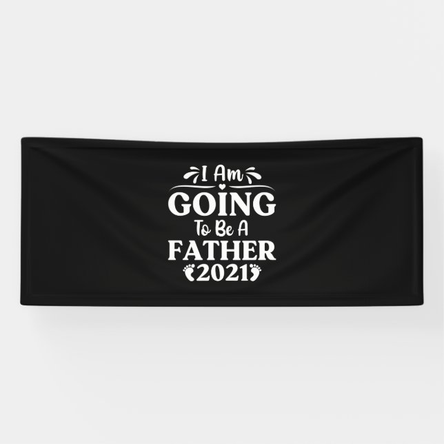 Vatertagsgeschenk | Ich werde Vater sein Banner (Horizontal)