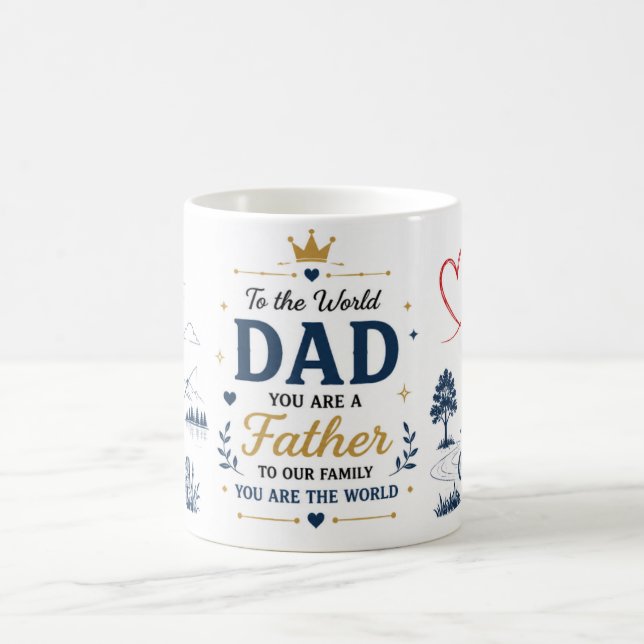 Vatertagsgeschenk Kaffeetasse (Mittel)