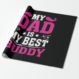 Vatertagsgeschenk Mein Vater ist mein bester Bud Geschenkpapier