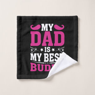 Vatertagsgeschenk   Mein Vater ist mein bester Bud Waschlappen