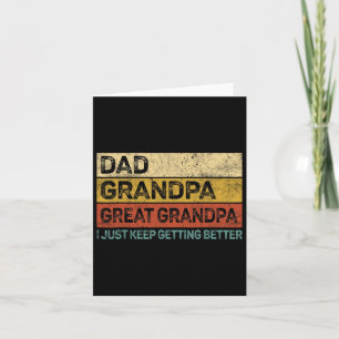 Vatertagsgeschenk von Enkelkindern Papa Opa Großar Karte