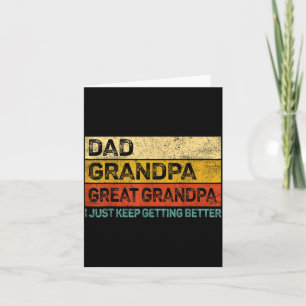 Vatertagsgeschenk von Enkelkindern Papa Opa Großar Karte