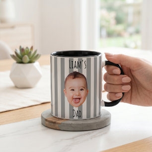 Vatertagsgeschenke für Papa Baby-Gesicht-Tasse Tasse