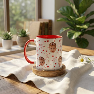 Vatertagsgeschenke für Papa Rotes Herz Tasse