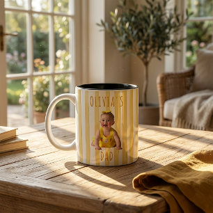 Vatertagsgeschenke für Papa Zweifarbige Tasse