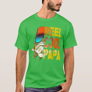 Vatertagsgeschenke T Angelrolle Cooler Papa T-Shirt