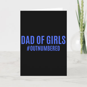 Vatertagsgeschenke von Kindern Ehefrau Vater von M Karte