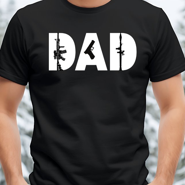 Vatertagsgewehr T-Shirt (Von Creator hochgeladen)