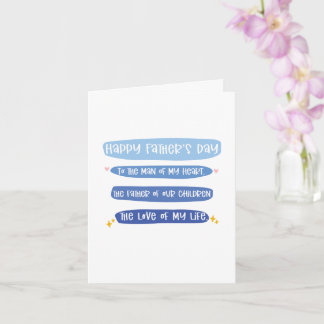 Vatertagskarte aus der Ehefrau Karte
