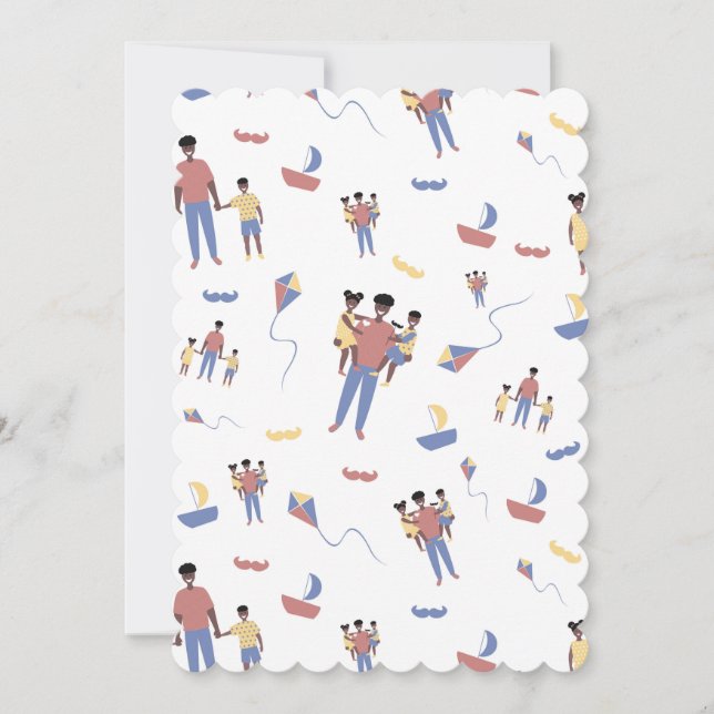 Vatertagskarte Einladung (Vorderseite)