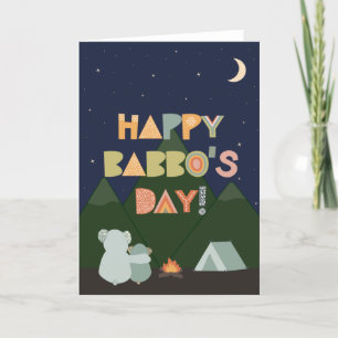 Vatertagskarte für Babbo Karte