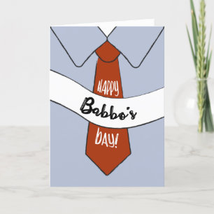 Vatertagskarte für Babbo Karte