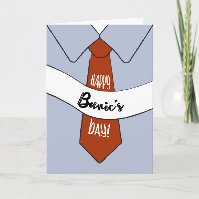 Vatertagskarte für Bunic Karte (Vorderseite)