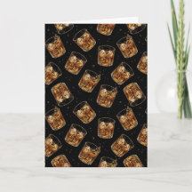 Vatertagskarte für Papa – Whiskey-Liebhaber-Design
