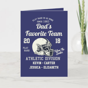 Vatertagskarte Fußball Sport Vater Karte