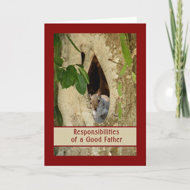 Vatertagskarte, Liebe teilen Karte (Vorderseite)