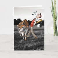 Vatertagskarte mit FLEISCH!