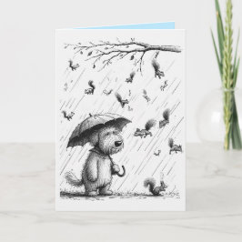 Vatertagskarte vom Hund Karte