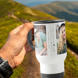 Vatertagskollektion mit 3 Fotos und benutzerdefini Reisebecher