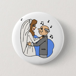 Vatertochter Hochzeitsempfang Tanz Button