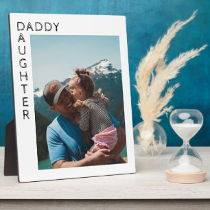 Vatertochter Personalisiertes Foto Fotoplatte