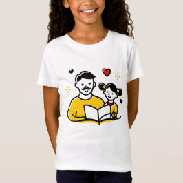 Vatertochter Reading T - Shirt | Vatertag