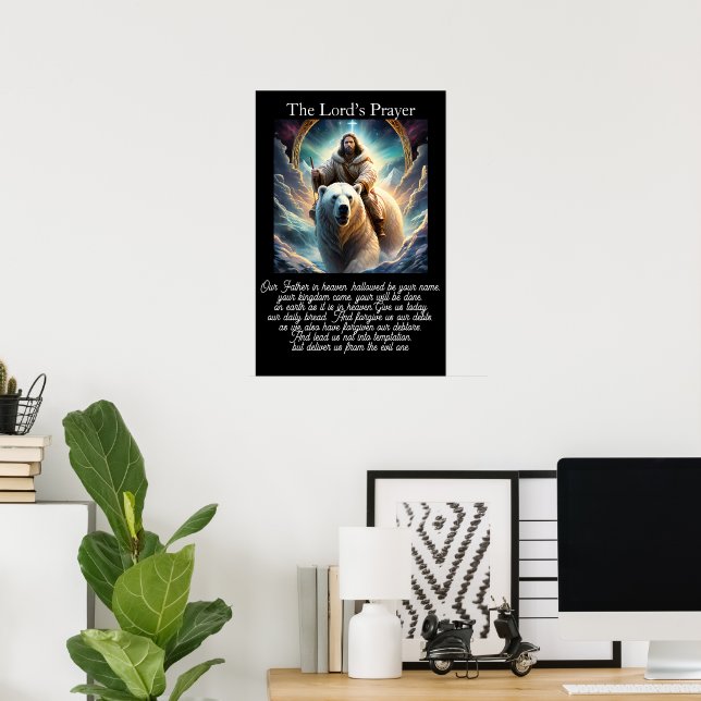 Vaterunser-Polarwilderness-Triumph-Kunstwerk Poster (Heimbüro)