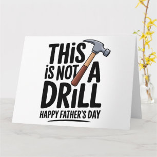 Vaterwitz-Karte zum Vatertag für Ehemann für Vater Karte