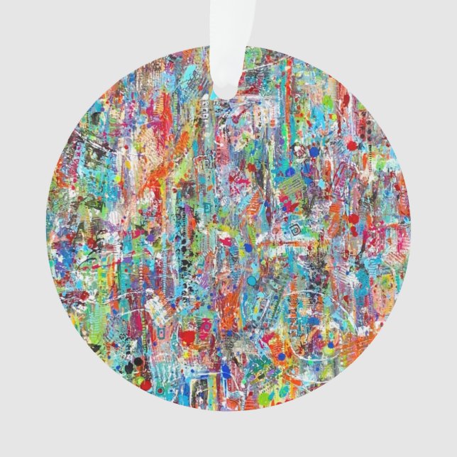 Vaterzeit Akrylenverzierung Ornament (Vorderseite)