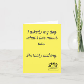 Vathers Day Funny Vater Joke Card Feiertagskarte