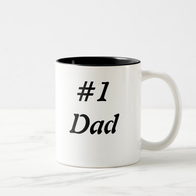 Vati #1 zweifarbige tasse (Rechts)
