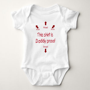 Vati-Beweis-T - Shirt (rot)