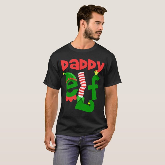 Vati-Elf-Weihnachten T-Shirt (Vorne ganz)