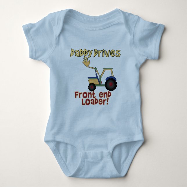 Vati fährt ein Lader-T - Shirts und Geschenke (Vorderseite)