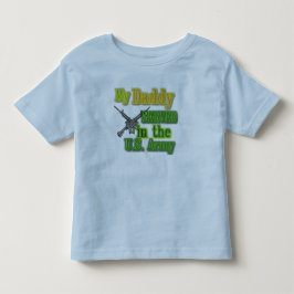 Vati gedient kleinkind t-shirt