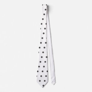 Vati-Geschenke - Retro Sterne Schwarzweiss-Zazzle Krawatte