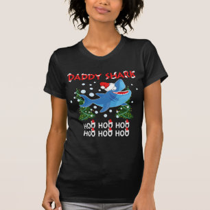Vati-Haifisch-Weihnachten T-Shirt