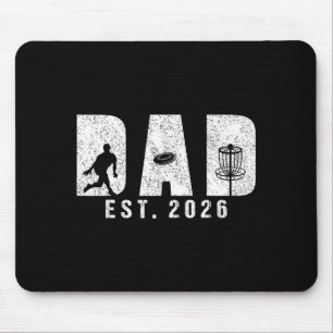 Vati ist 2026 Disc Golf Vater werdender neuer Baby Mousepad