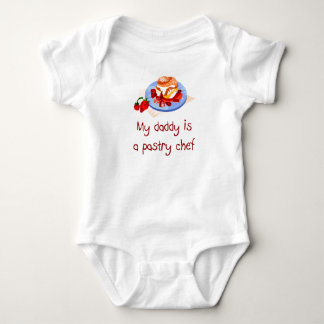 Vati ist ein Gebäck-Kochs-Baby-T - Shirt