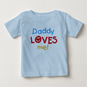 Vati-Lieben ich Baby T-shirt