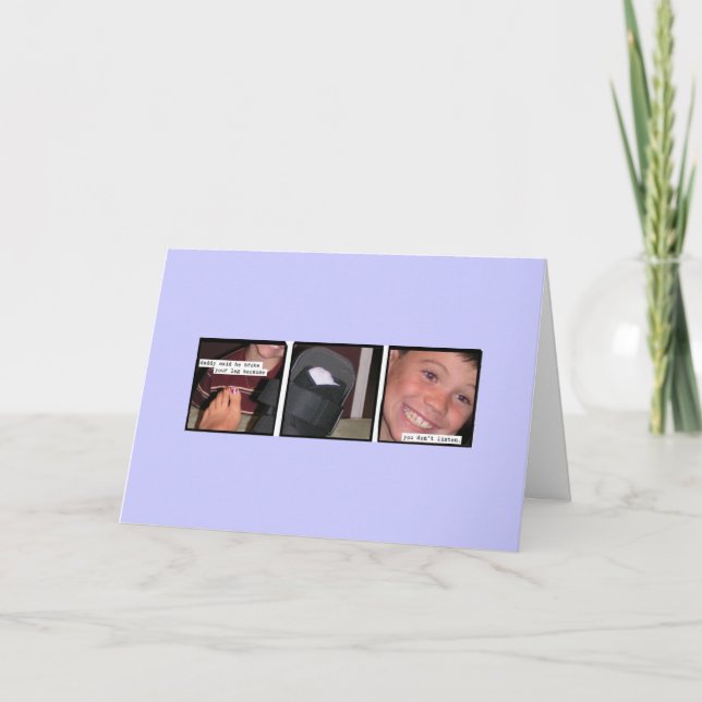 Vati sagte. karte (Vorderseite)