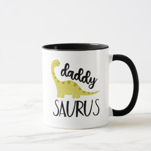 Vati Saurus grüner Dinosaurier Tasse