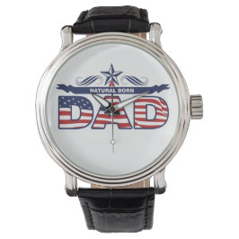 Vati, Vater, ein Vati von Geburt Armbanduhr