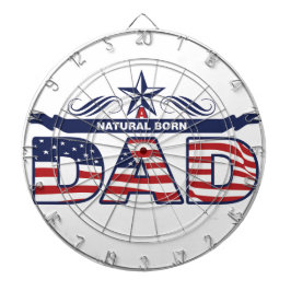 Vati, Vater, ein Vati von Geburt Dartscheibe