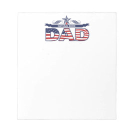 Vati, Vater, ein Vati von Geburt Notizblock