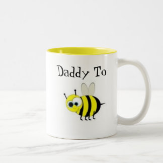 Vati zur Bienen-Kaffee-Tasse Zweifarbige Tasse
