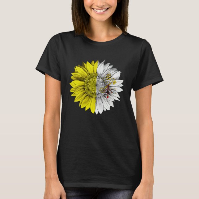 Vatican City Flag Sunflower Vanticanien Root Proud T-Shirt (Vorderseite)