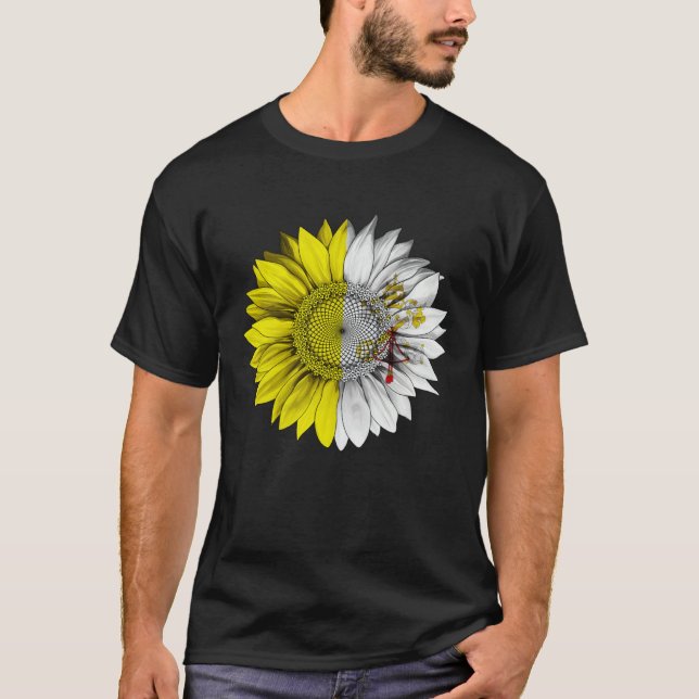Vatican City Flag Sunflower Vanticanien Root Proud T-Shirt (Vorderseite)