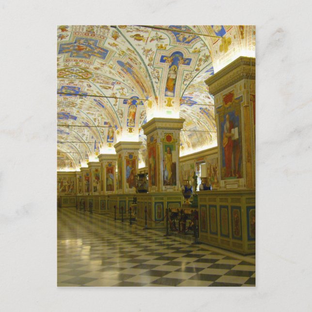 vatican Museum Hall Postkarte (Vorderseite)